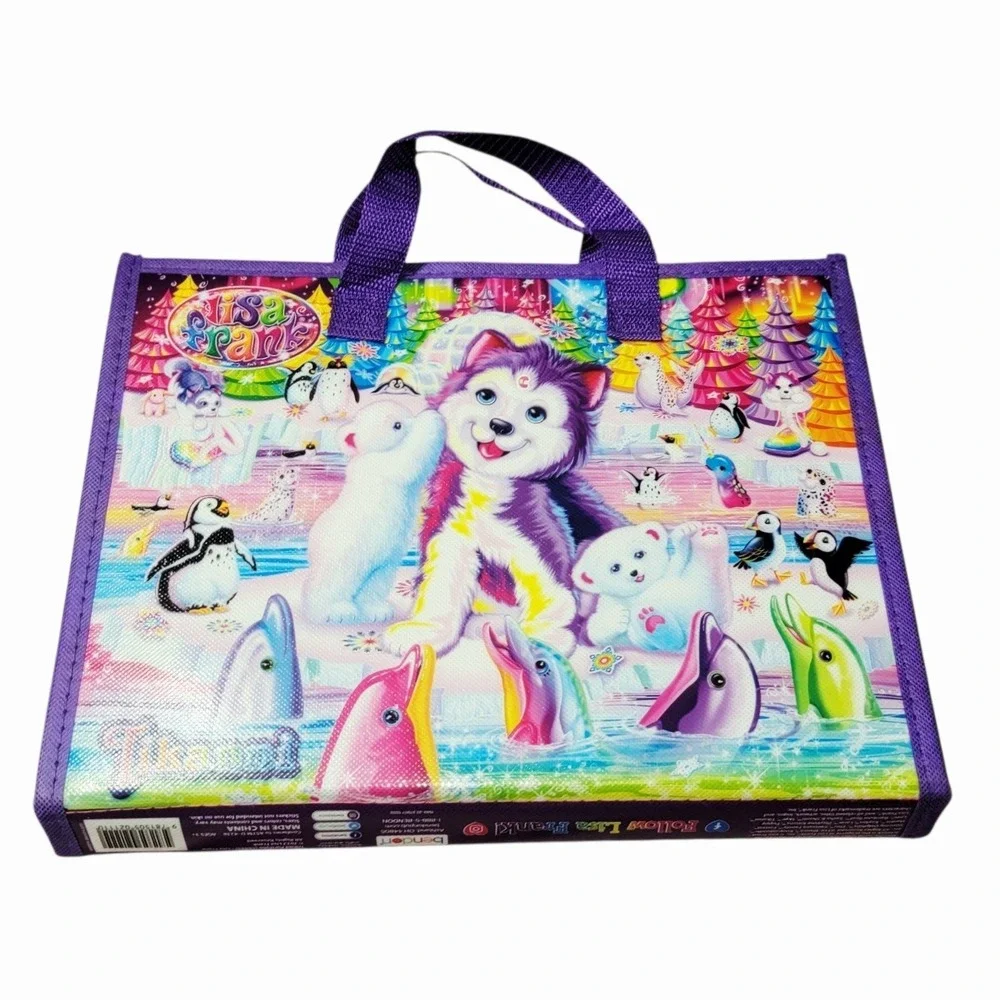 Lisa Frank Tikanni Trifold Portfolio Activity Set Coloring Stickers NEW 2022